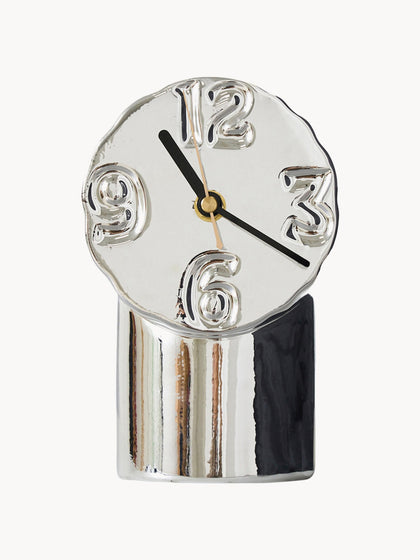 Westwing Reloj de mesa artesanal Retro