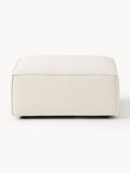 Westwing Reposapiés Puf De Mezcla De Lino Lennon