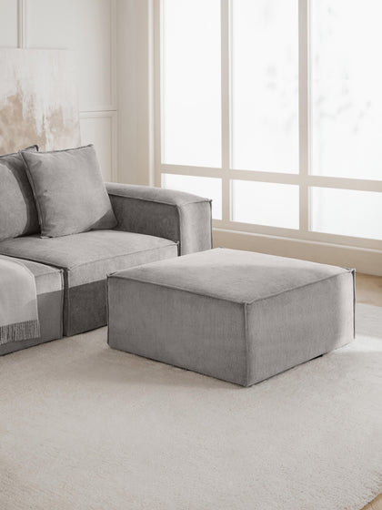 Westwing Reposapiés Puf De Pana Lennon