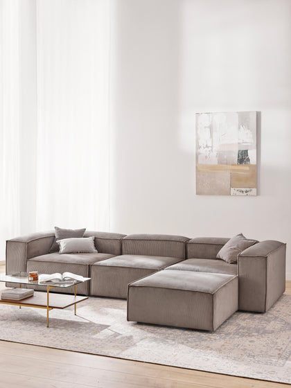 Westwing Reposapiés Puf De Pana Lennon