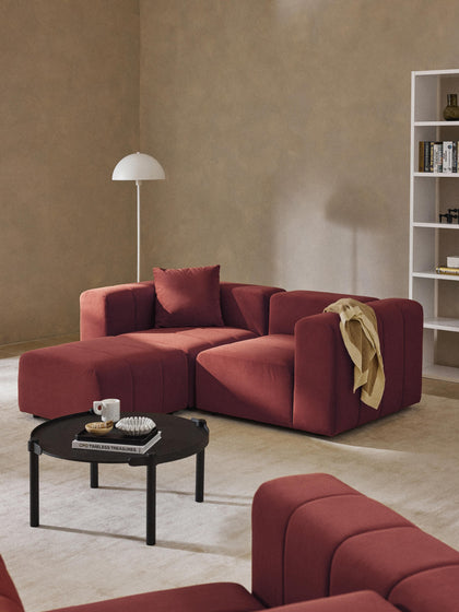 Westwing Reposapiés Puf De Terciopelo Lena