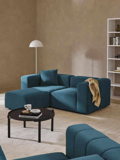 Westwing Reposapiés Puf De Terciopelo Lena