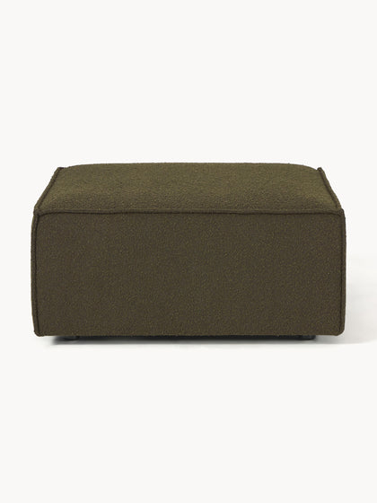 Westwing Reposapiés Puf En Tejido Bouclé Lennon