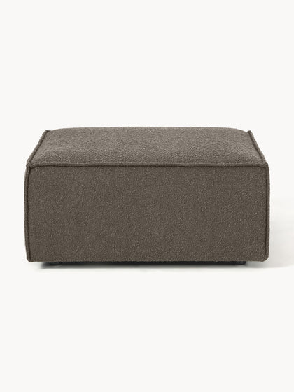 Westwing Reposapiés Puf En Tejido Bouclé Lennon