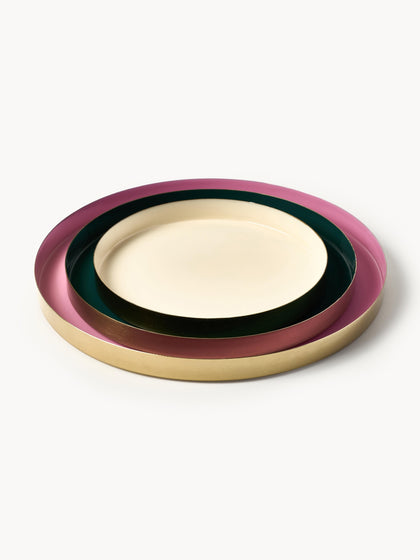 Westwing Set De Bandejas Decorativas Tavi 3 uds
