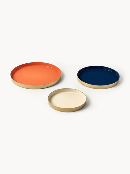 Westwing Set de bandejas decorativas Tavi 3 uds