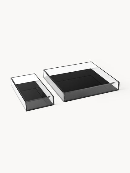 Westwing Set de bandejas decorativas Yuki 2 pzas