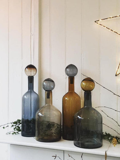 Westwing Set De Botellas Decorativas Chic 4 pzas