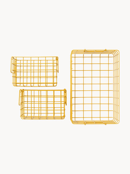 Westwing Set De Cestas De Metal The Baskets 3 uds