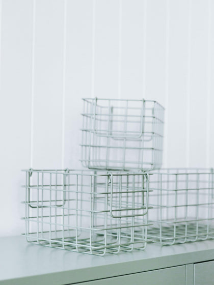Westwing Set De Cestas De Metal The Baskets 3 uds