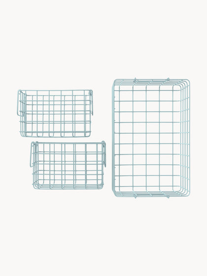 Westwing Set De Cestas De Metal The Baskets 3 uds