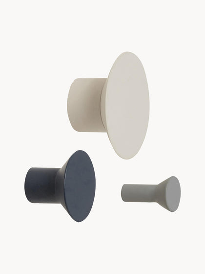 Westwing Set de colgadores de metal Spot 3 uds