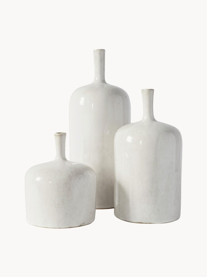 Westwing Set de jarrones botella Vormark 3 uds