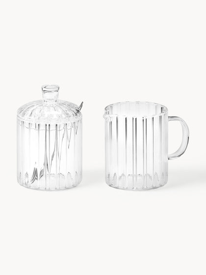 Westwing Set de lechera y azucarera Brilia 3 pzas