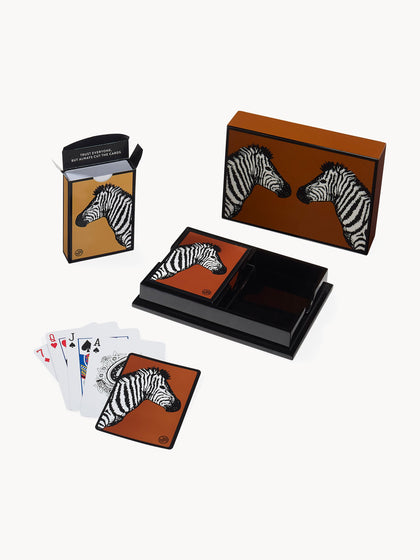 Westwing Set de naipes Zebra