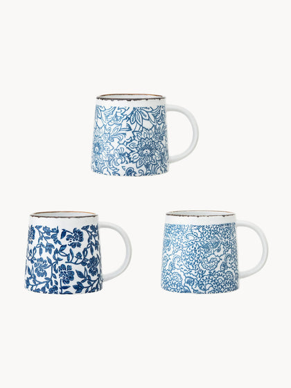 Westwing Set de tazas artesanales Mole 3 uds