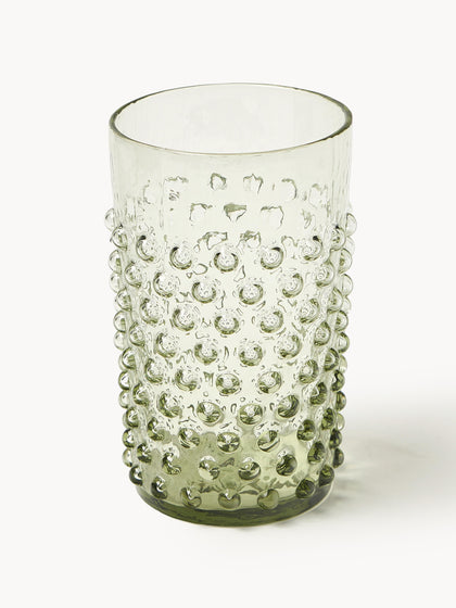 Westwing Set de vasos soplaos Hobnail 6 uds