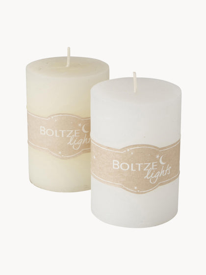 Westwing Set de velas pilar Basic 2 uds. 10 cm