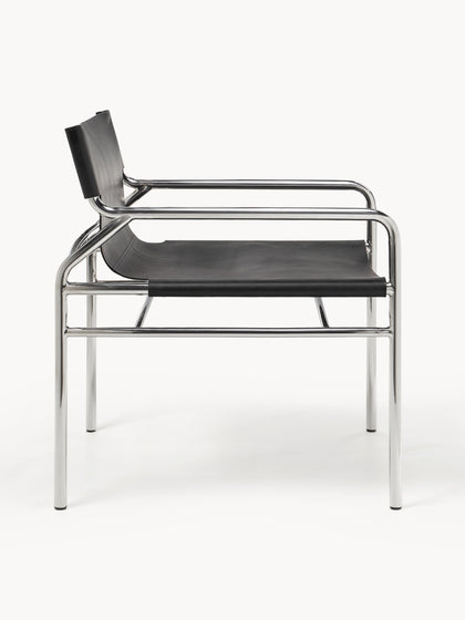 Westwing Silla Con Reposabrazos De Cuero Dion