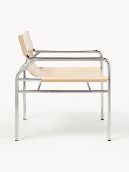 Westwing Silla Con Reposabrazos De Cuero Dion