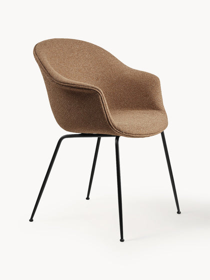 Westwing Silla con reposabrazos de lana Bat