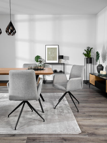 Westwing Silla Con Reposabrazos Giratoria Naya