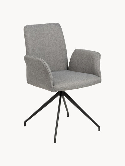 Westwing Silla con reposabrazos giratoria Naya