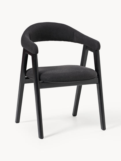 Westwing Silla con reposabrazos tapizada Nik