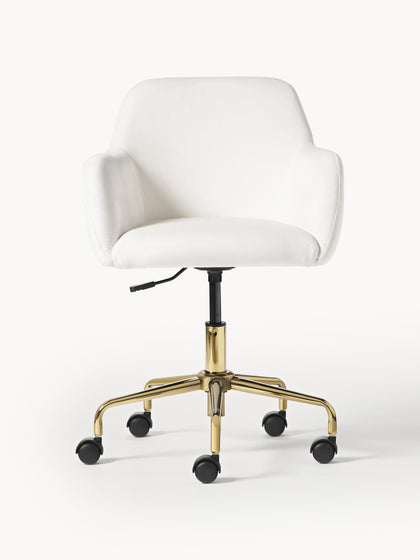 Westwing Silla De Escritorio De Terciopelo Lucie