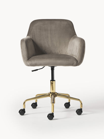 Westwing Silla De Escritorio En Terciopelo Lucie