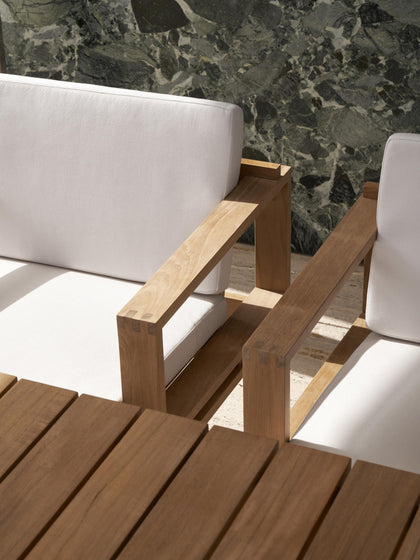 Westwing Silla De Jardín De Madera De Teca BK11