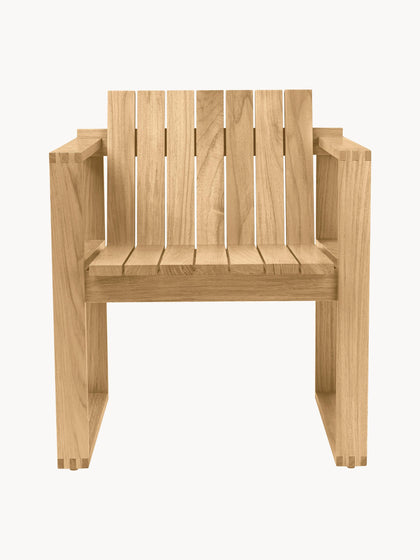 Westwing Silla de jardín de madera de teca BK11