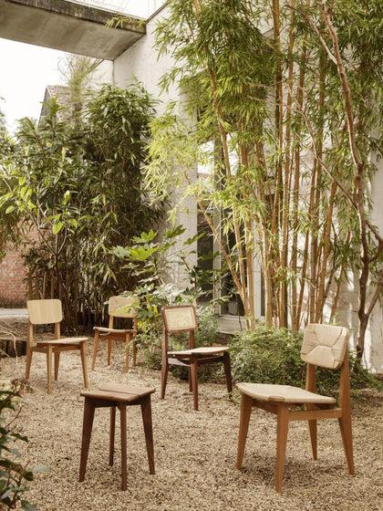 Westwing Silla De Madera De Roble C-Chair