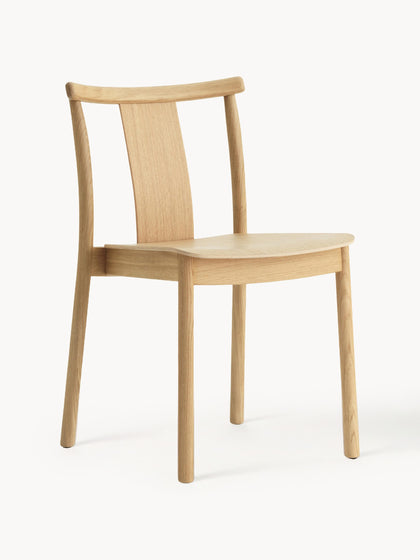 Westwing Silla de madera de roble Merkur