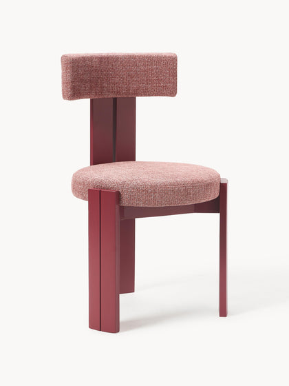 Westwing Silla de madera tapizada Katya