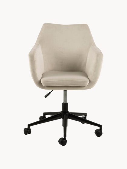 Westwing Silla De Oficina De Terciopelo Nora