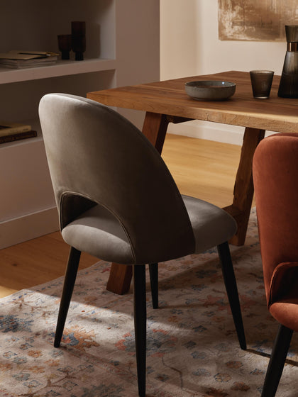 Westwing Silla De Terciopelo Rachel