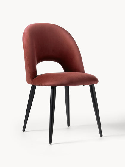 Westwing Silla de terciopelo Rachel