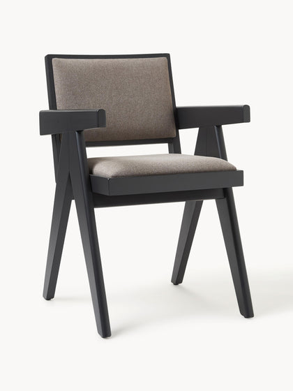 Westwing Silla tapizada con reposabrazos Sissi