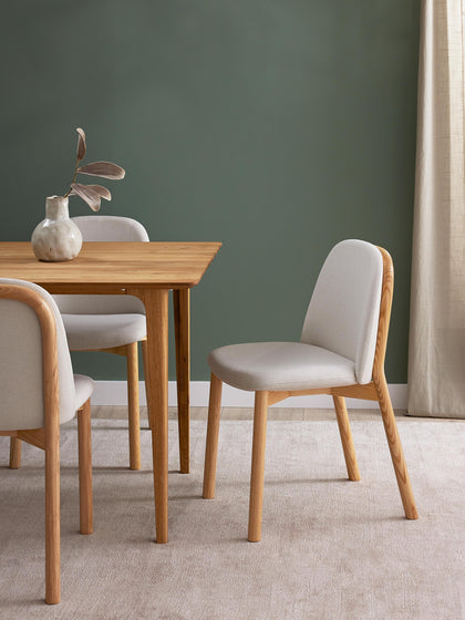 Westwing Silla Tapizada De Madera De Fresno Julie