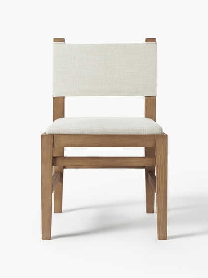 Westwing Silla Tapizada De Madera Liano