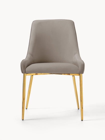 Westwing Silla Tapizada De Terciopelo Ava