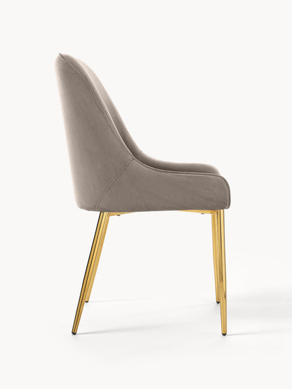 Westwing Silla Tapizada De Terciopelo Ava