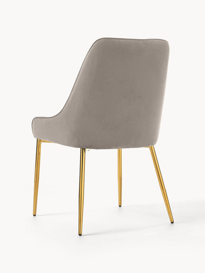 Westwing Silla Tapizada De Terciopelo Ava