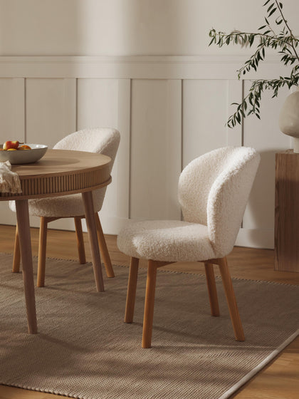 Westwing Silla Tapizada En Borreguillo Serena