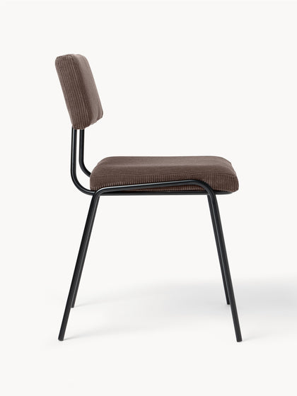 Westwing Silla Tapizada En Pana Mats 2 uds