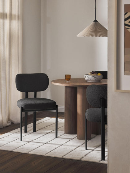 Westwing Silla Tapizada En Tejido Bouclé Adrien