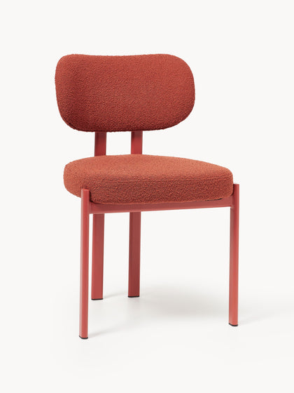 Westwing Silla tapizada en tejido bouclé Adrien