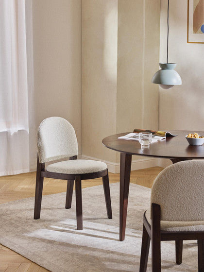 Westwing Silla Tapizada En Tejido Bouclé Neelia