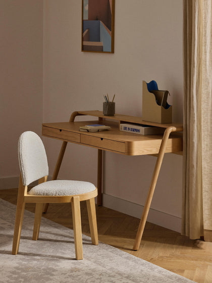 Westwing Silla Tapizada En Tejido Bouclé Neelia